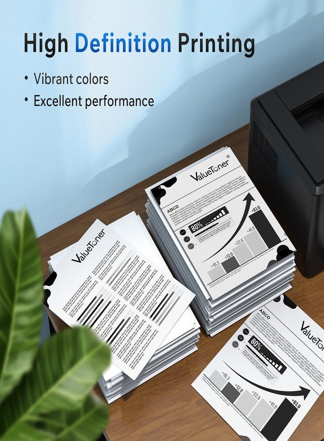 Valuetoner خرطوشة حبر بديلة متوافقة من Valuetoner 80A لخرطوشة حبر HP 80A السوداء CF280A 80X CF280X لطابعات HP LaserJet Pro M400 401a 401d 401n 401dn M401dw 425dn 425dw (عبوة من قطعتين) - Image 4